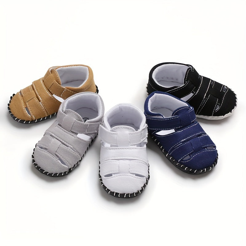 Solid Sandals For Baby Boys Non-slip Walking Shoes