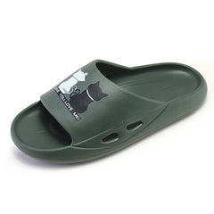 Cartoon Cat Printed Indoor Slippers