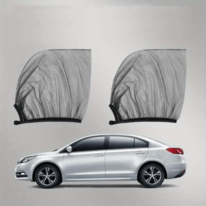 Car Window Sun Shade Mesh UV Protection Insect Resistant - Universal Fit