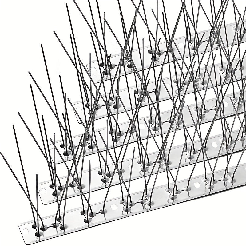 Bird Spikes Set Deters Small Birds Crows & Woodpeckers Roof Fence Window Cover