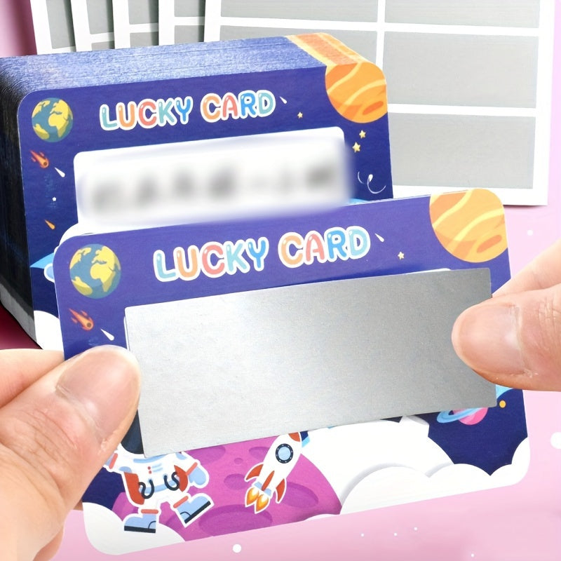 50pcs Scratch Off Stickers Party Favors Stationery Stickers