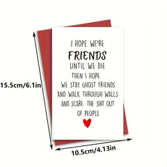 Funny Birthday Card For Friends - Hilarious Birthday Card For Men & Women