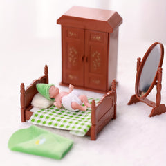 3" Mini Silicone Baby Dolls Realistic Newborn Full Silicone Sleeping Baby Dolls