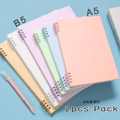 2pcs A5 & B5 Coil Notebook Morandi 160 Pages