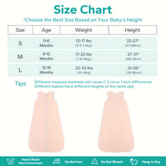 SIMYJOY Baby Sleeping Bag 0.5 Tog Animal Print Hand Wash 0-3 Years