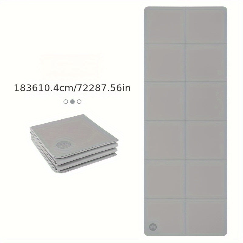 TPE Non-slip Yoga Mat Foldable Fitness Mat