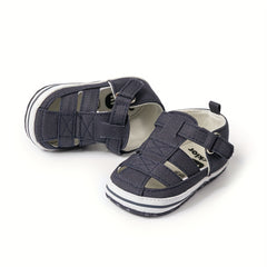 Casual Solid Sandals For Baby Boys Comfortable Breathable Walking Shoes
