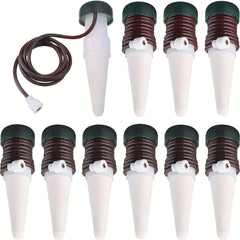10 Pack Plant Watering Stakes Indoor/Outdoor Automatic Drip Irrigation