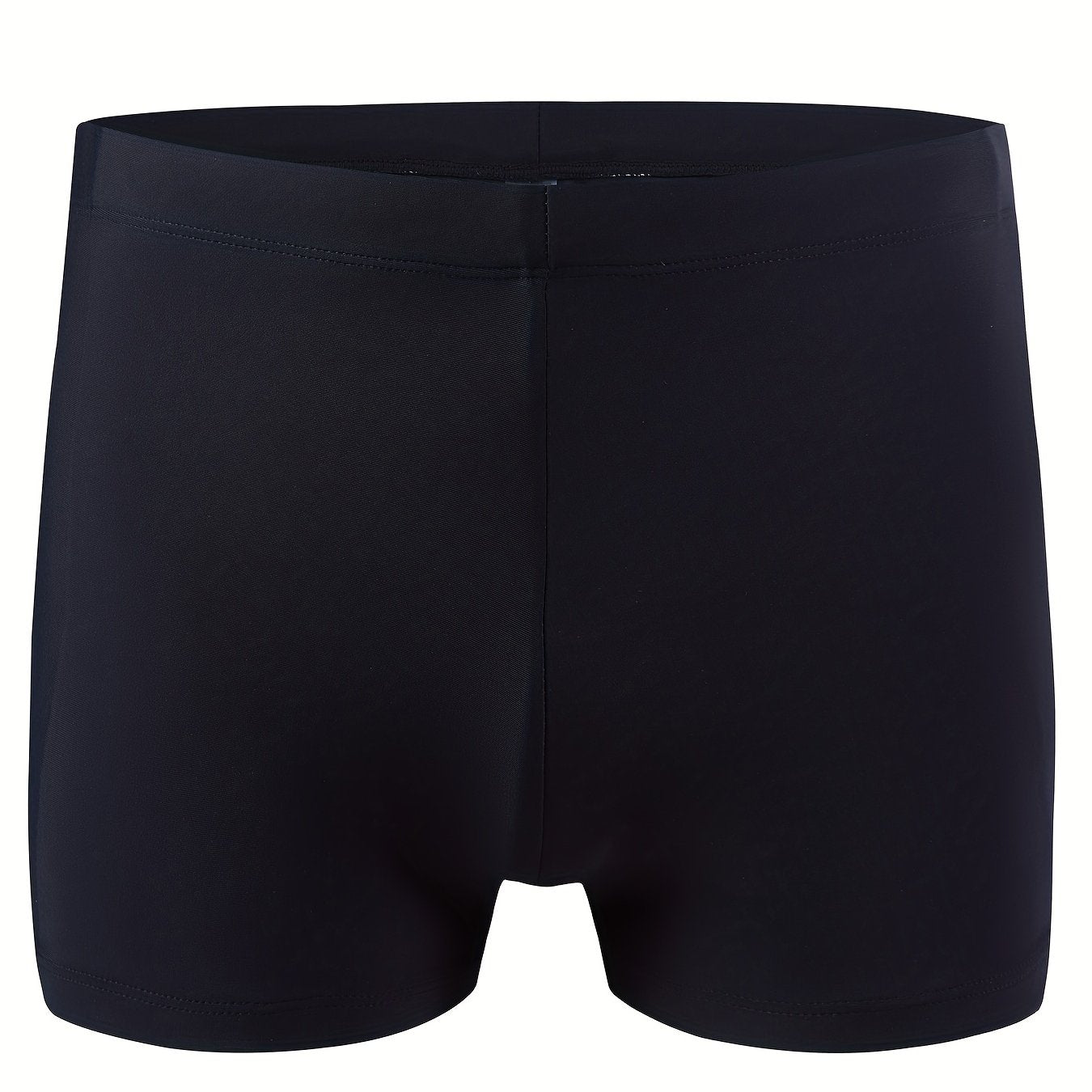 Men's Quick Dry Swim Trunks Solid Mid Stretch Comfortable Breathable Pants Swimw
