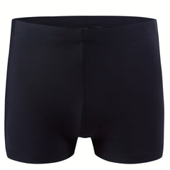 Men's Quick Dry Swim Trunks Solid Mid Stretch Comfortable Breathable Pants Swimw