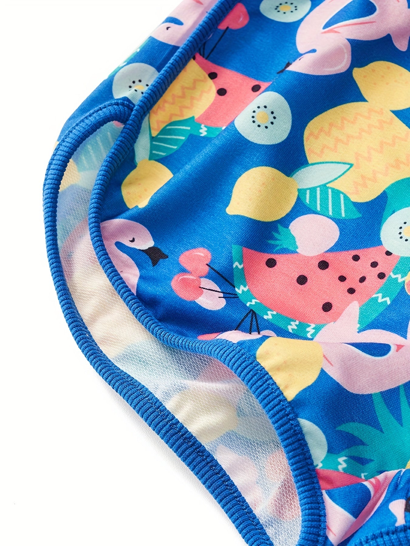 Girls Fruit Graphic Elastic Waist Track Shorts Kids Summer Clothes