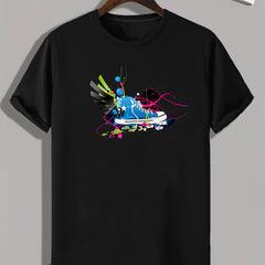 Sneaker Pattern Print Men's Comfy Sports T shirt