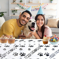 Dog Paw Prints Party Supplies Set