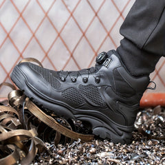 Rotary Buckle Safety Shoes Puncture Proof Work Shoes