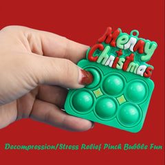 8pcs Christmas Bubble Joy Gift Stress Relief Squeeze Toys