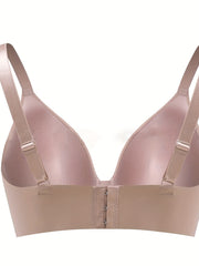 Women's Seamless Molded Cup Plus Size Underwire T Shirt Bra