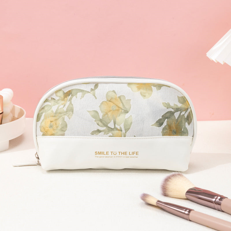 Spacious Lace Makeup Bag for Beauty Products