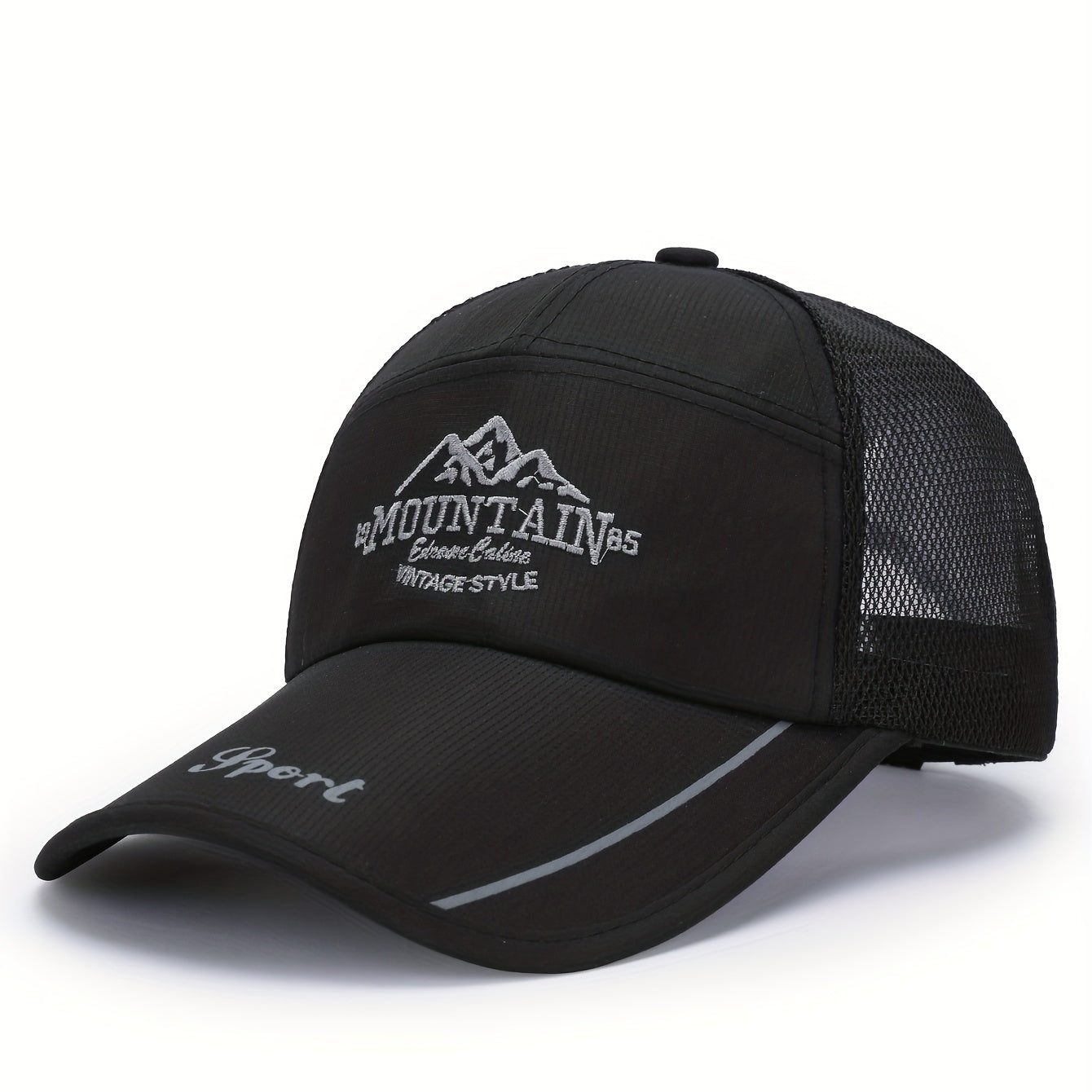 Adjustable Mesh Baseball Cap for Outdoor Sports Sun Protection