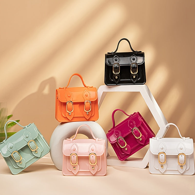 Girls Mini Crossbody Bag PVC Jelly Bag With Magnetic Snap