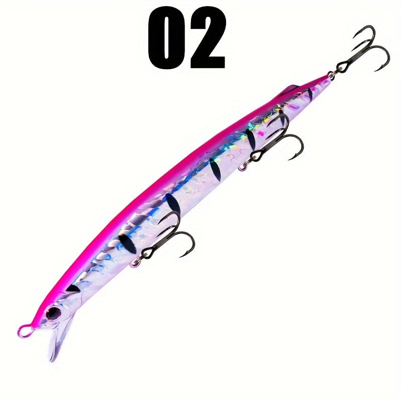 200mm 38g Minnow Fishing Lure Hard Bait Jerkbait for Seabass Tuna