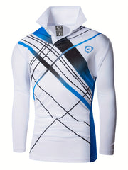 Men's Casual Quick Drying Long Sleeve Shirt for Outdoors
