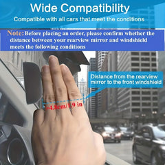 360 Rotatable Car Rearview Mirror Phone Mount
