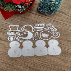 1pc Metal Cutting Dies Stencils for Card Making Snowman