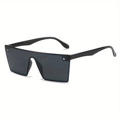 Men's Vintage UV Block Glasses + Leather Bag & Case