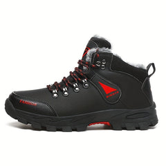 Men's Waterproof Winter Hiking Shoes Anti Slip Warm Boots for Outdoor Sports