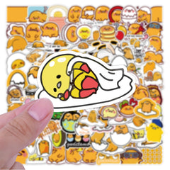 120 PCS Lazy Cartoon Stickers PVC Waterproof Stickers