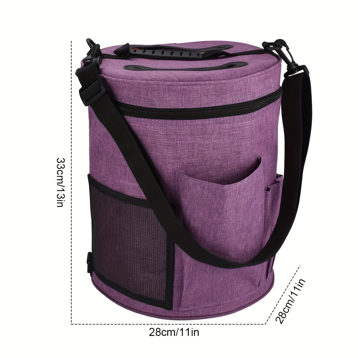 Large Capacity Yarn Storage Bag Portable Knitting Organizer Bag