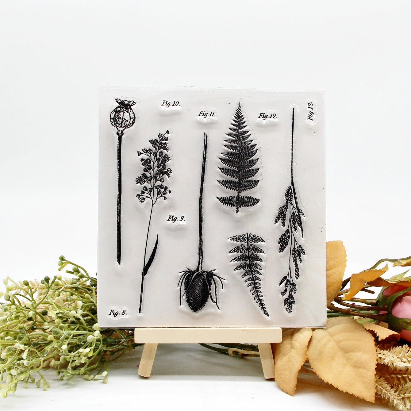 Plant Silicone Clear Stamps for Art Making