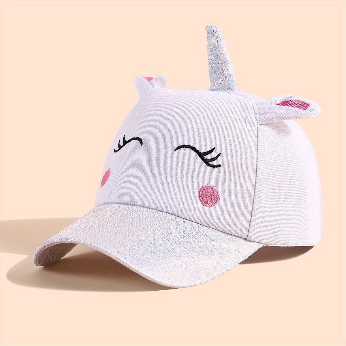 Squinting Unicorn Kids Baseball Cap for Boys and Girls