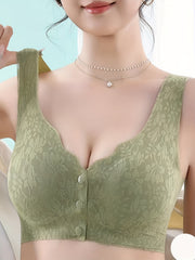 Lace Wireless Front Buckle Bra Women's Lingerie
