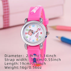 Creative Cartoon Pencil Silicone Watch Gift For Boys And Girls