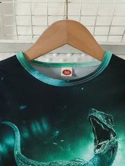 Boys' Dino Print Crew Neck Sweatshirt for Fall/Winter