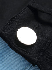Slim Fit Stretch Denim Jeans Men's Casual Street Style Pants