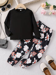 Floral Matching Dress & Top Pants Set for Sisters - Summer Family Outfits