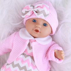 Realistic Chick Style Reborn Baby Doll with Soft Body & Clothes Set