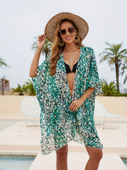 Sexy Leopard Print Beach Cover Up