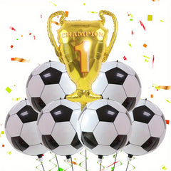 7pcs Soccer Balloons Soccer Party Decorations Sports Theme Party