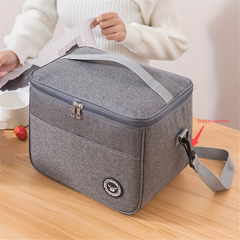 Large Insulated Lunch Bag with Shoulder Strap Waterproof