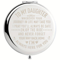 Daughter From Mom Dad Makeup Mirror Graduation Wedding Birthday Gift