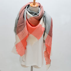Classic Blanket Scarf Long Shawl for Winter Outdoor Hiking & Camping