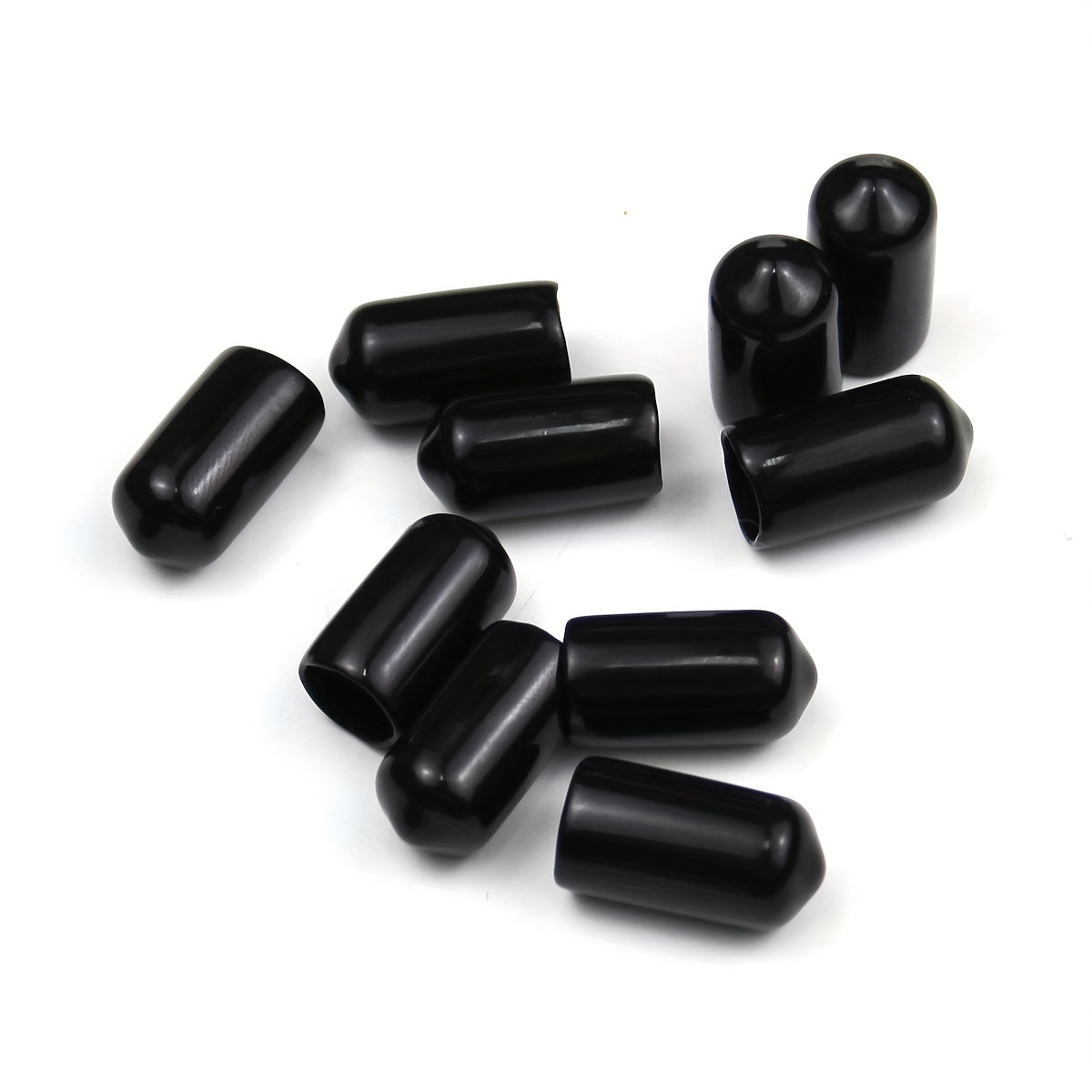 10pcs Billiard Cue Tip Cap Rubber Pool Tip Cover