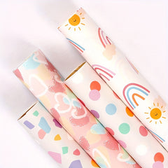 Birthday Wedding Gift Wrap Set - 10 Sheets