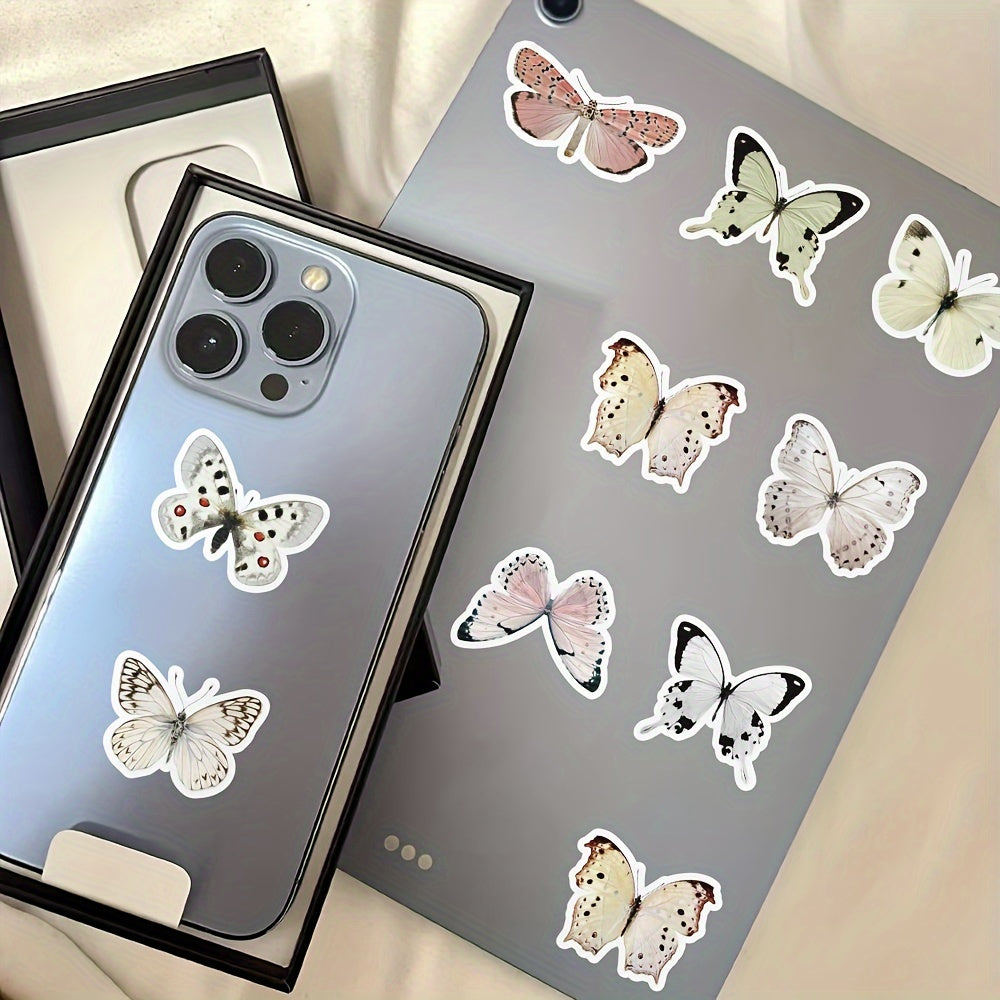 40pcs Night Honey Butterflies Stickers for Water Bottle Laptop Hat