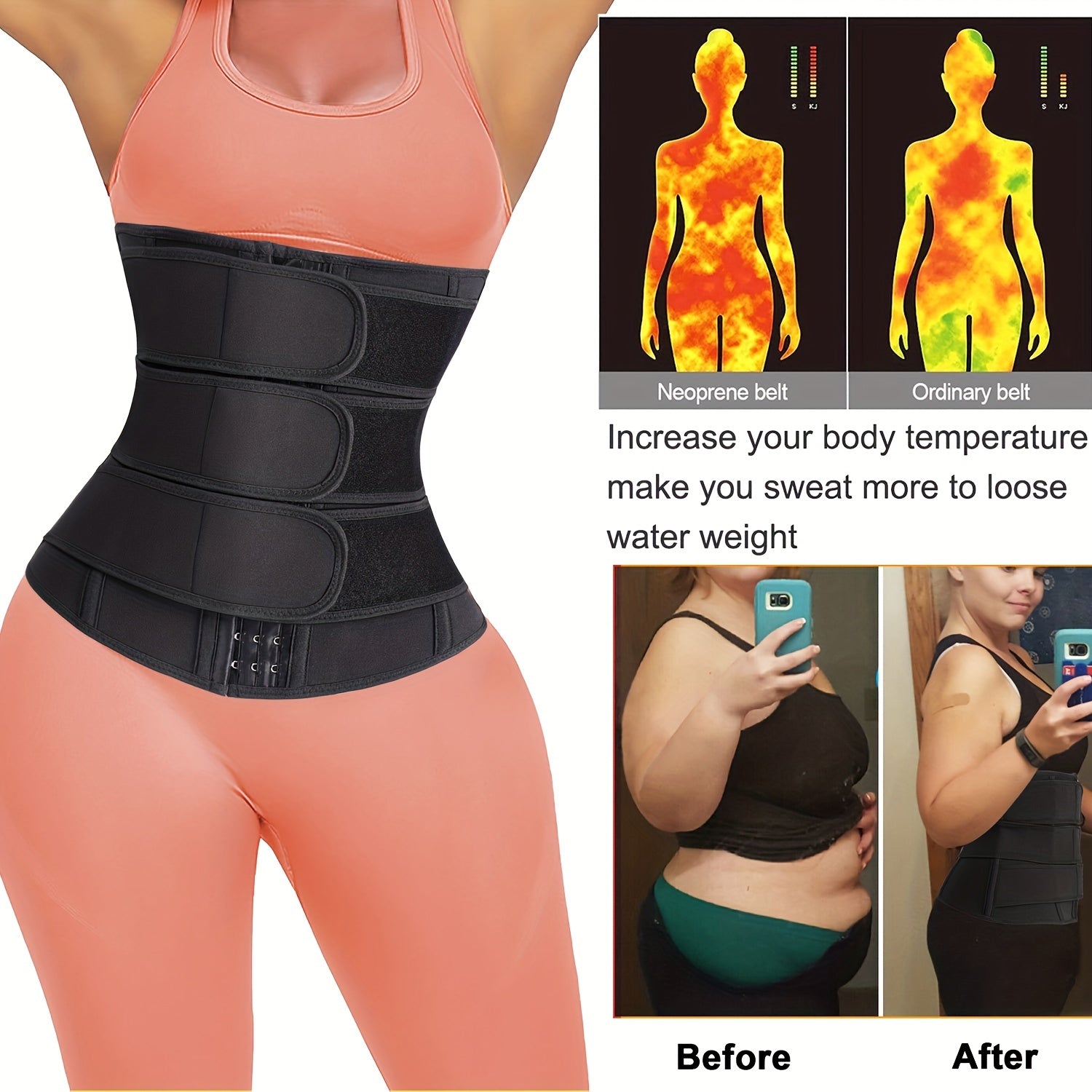 Tummy Control Waist Trainer Belly Belt Slimmer Underwear Shapewear