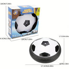 LED Floating Soccer Ball with Foam Barriers Indoor Outdoor Play