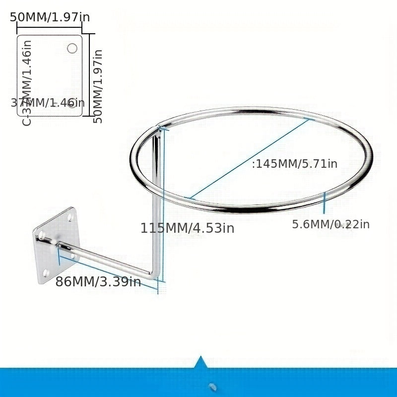 Wall Mounted Ball Holder For Sports Balls Display Rack